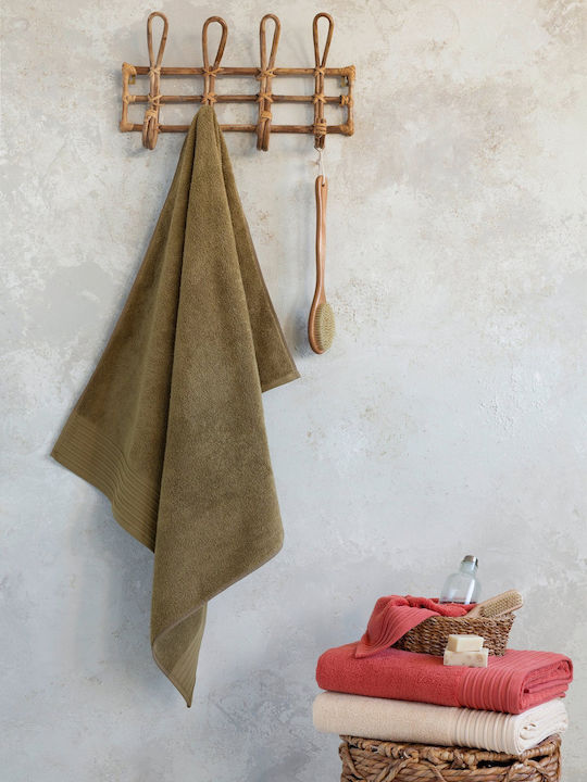 Nima Hand Towel Feel Fresh 31561 40x60cm. Gold Brown Weight 500gr/m²