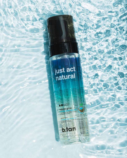 B.Tan Just Act Natural Autobronzant Mousse Corp 200ml