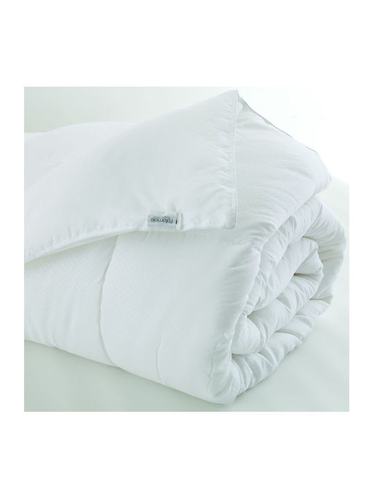 Palamaiki Покривка Екстра-двойно с Пълнеж Microfiber 240x260бр Stripe White Comfort