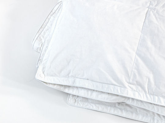 Palamaiki Πάπλωμα Υπέρδιπλο με Γέμιση Microfiber 220x240εκ. Twin Stripe White Comfort 200 GSM 5 togs