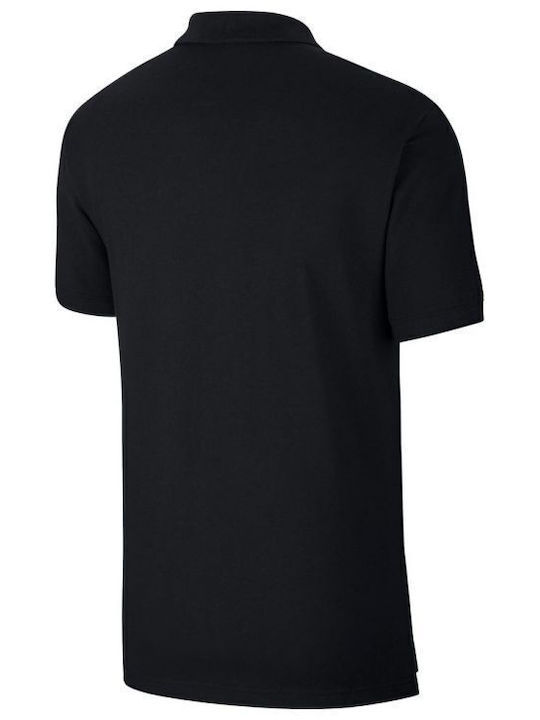 Sportswear Club Essentials Polo Athletic Short Sleeve Black Blouse