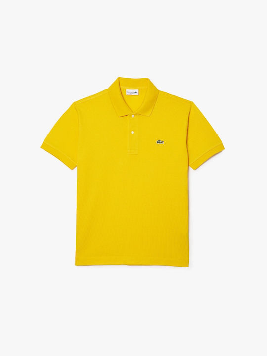 Lacoste Herren Shirt Kurzarm Polo Gelb