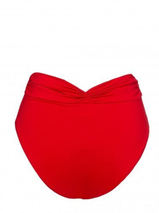 Bluepoint Bikini Slip High Waist Red