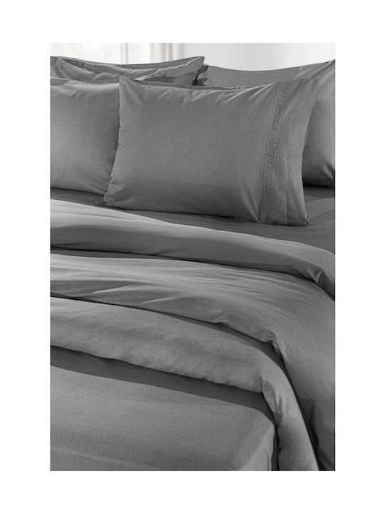 Guy Laroche Color Plus Pillowcase Set Anthracite 50x70cm.