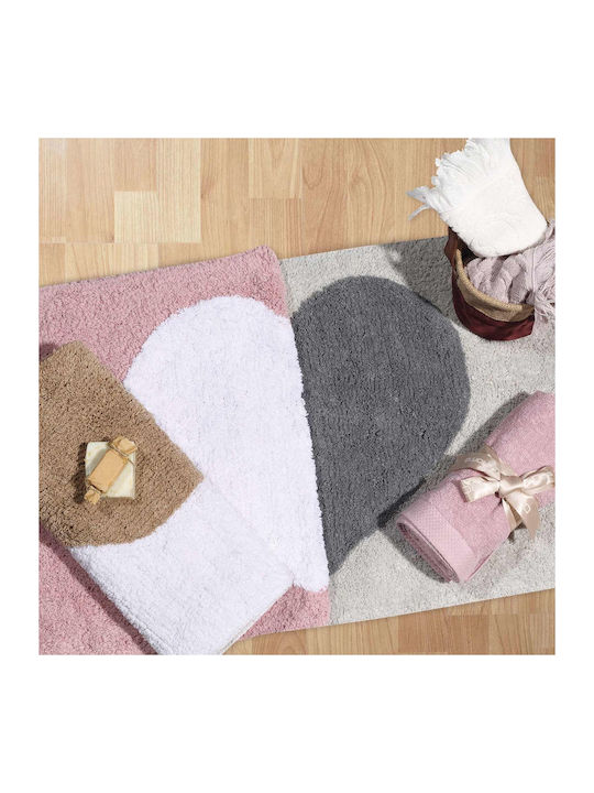 Das Home Bath Mat Cotton 0676 420750800676 Gray 50x80cm