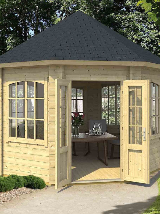 Wooden Home Beige L3.23xW3.23xH3.7m