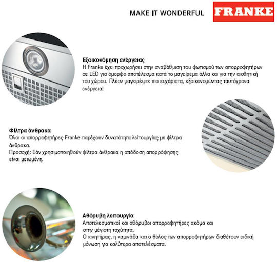 Franke Flexa FTC 912 XS Sliding Vent Hood 90cm Inox