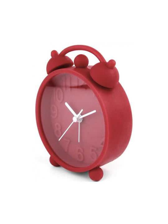 Platinet PZACHR Tabletop Clock with Indicators with Alarm Clock Red