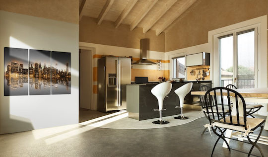 Polihome Inspired Nyc Υφασμάτινος 120x80 cm
