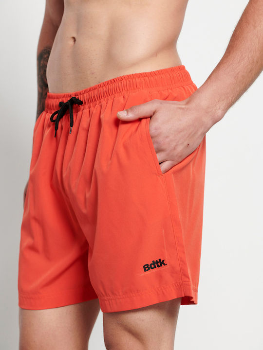 Men's Swimwear Shorts Orange with Patterns