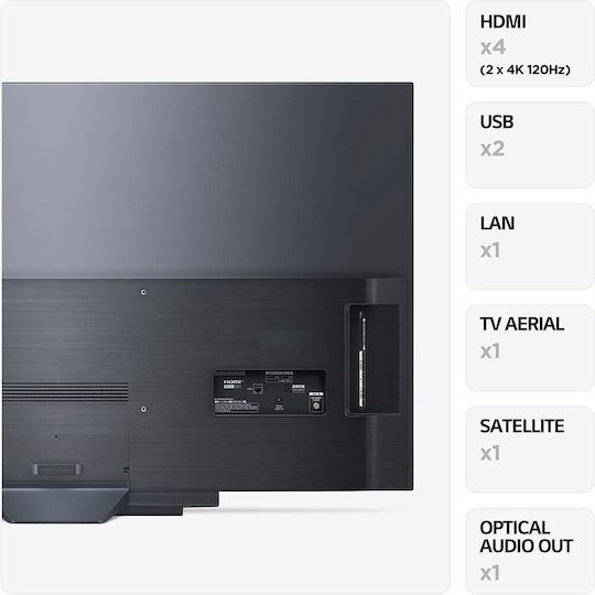 LG Smart Τηλεόραση 55" 4K UHD OLED B3 HDR (2023) OLED55B36LA