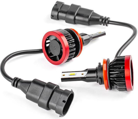 AMiO Λάμπες Αυτοκινήτου BF Series H11 / H8 / H9 LED 6000K Ψυχρό Λευκό 12V 50W 2τμχ