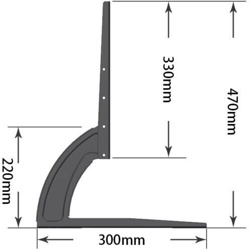 Axred Doppio AX-11969 TV Mount Floor up to 60" and 35kg