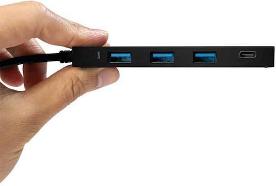 LogiLink USB-Hub 4 Anschlüsse USB 3.1 mit USB-C Anschluss