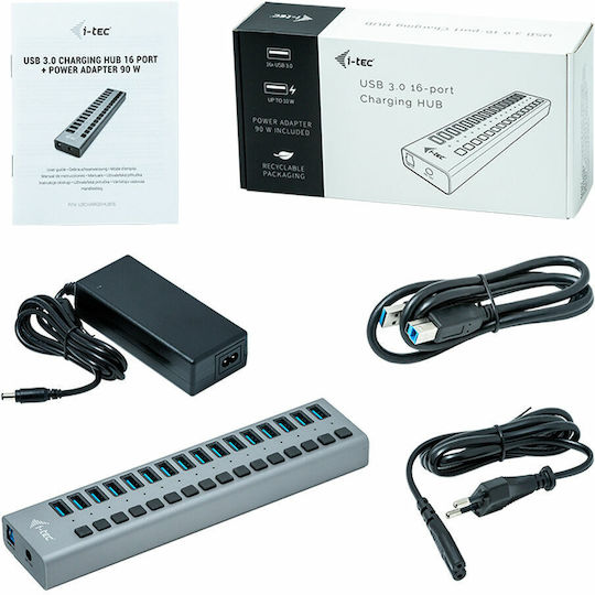 i-tec Hub 16 Ports USB 3.0 with USB-A Connection