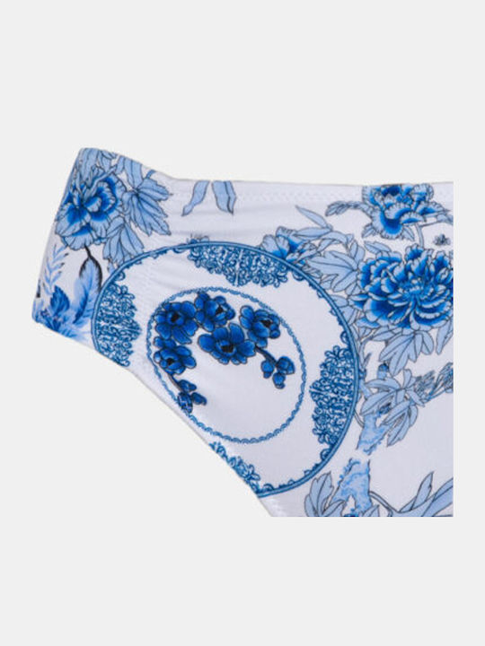 Porcelain Bikini Slip Blue