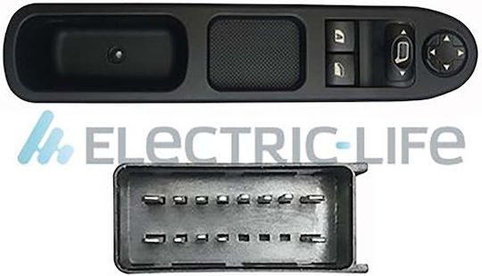 Electric Life Car Window Switch for Citroen C3 Picasso Peugeot 207 13pin Black