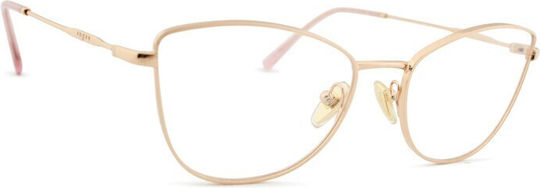 Vogue Metal Eyeglass Frame Cat Eye Rose Gold VO4273 5152