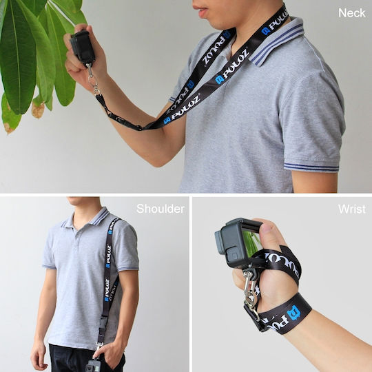 Puluz Long Neck Strap for GoPro Fusion / Hero 10 / Hero 11 / Hero 4 Session / Hero 5 / Hero 5 Session / Hero 6 / Hero 7 / Hero 8 / Max