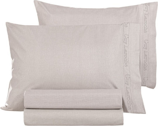 Guy Laroche Color Plus Σεντόνι Μονό 170x270εκ. Perla