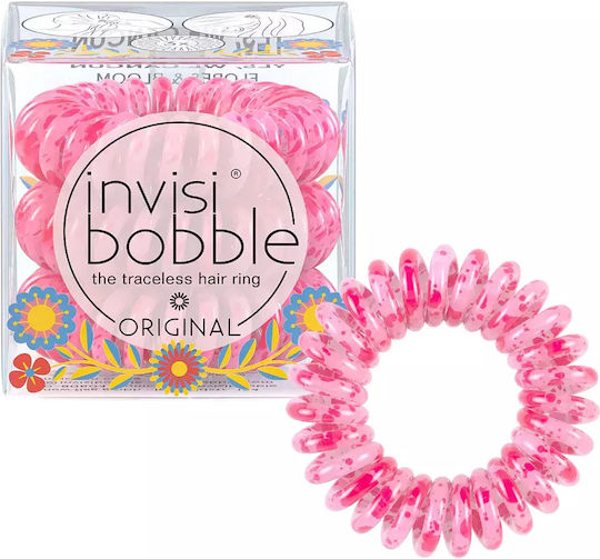 Invisibobble Original Flores & Bloom Σετ Σπιράλ Λαστιχάκια 3τμχ