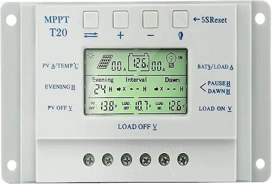 T40 Ρυθμιστής Φόρτισης PWM 24V 40A