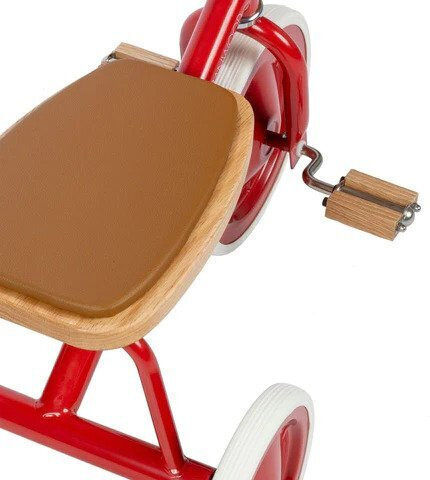 Banwood Vintage with Parental Handle for 2-6 Years Red