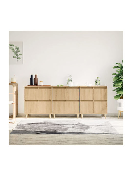 Sideboard Wooden Sonoma Oak 120x35x70cm