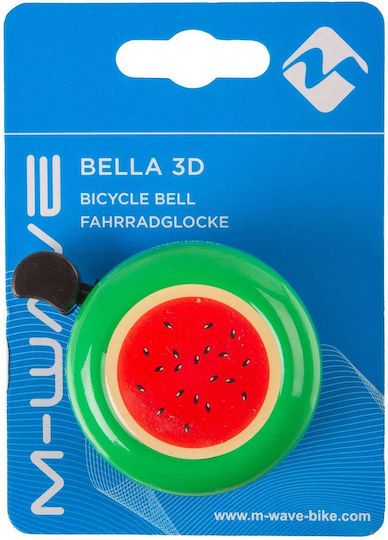 M-Wave Watermelon Children's Bicycle Bell Green