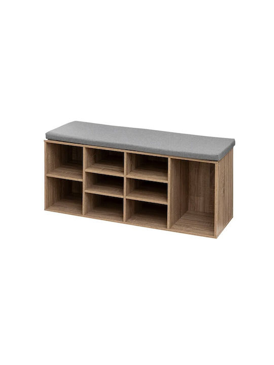 F-V Bench Hallway Furniture with Shoe Rack and Bench 105x34x49cm