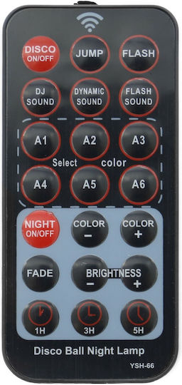BoomToneDj Φωτορυθμικό LED Twist Ball RGB
