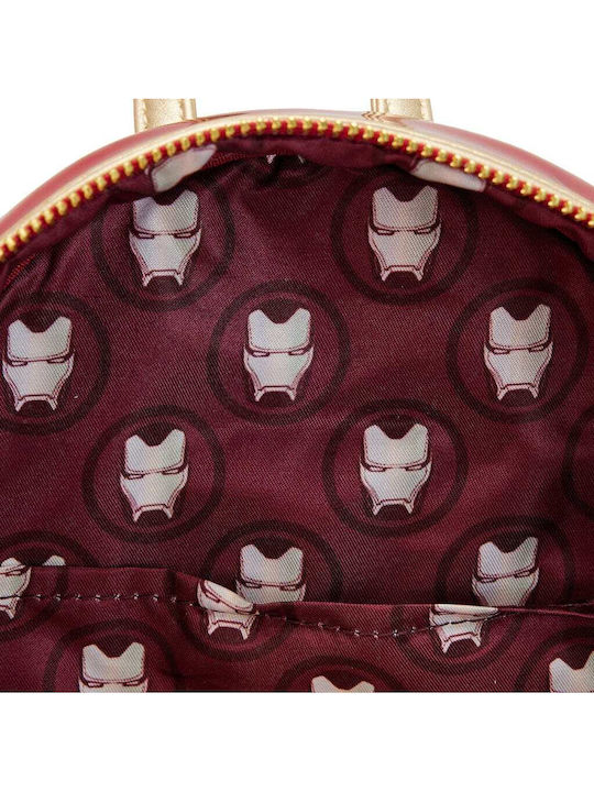 Loungefly Marvel - Iron Man 15. Jubiläum Kinder Tasche Rucksack Rote 23x11.25cm Marvel Iron Man 15. Jubiläum Cosplay Mini