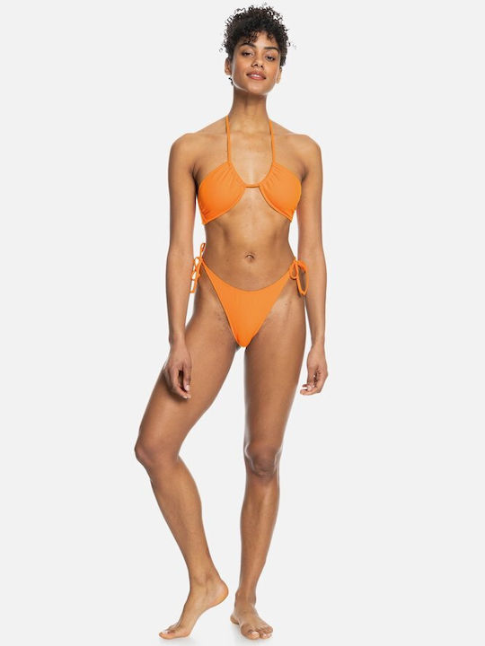Roxy Color Jam Bikini Σουτιέν με Ενίσχυση Πορτοκαλί