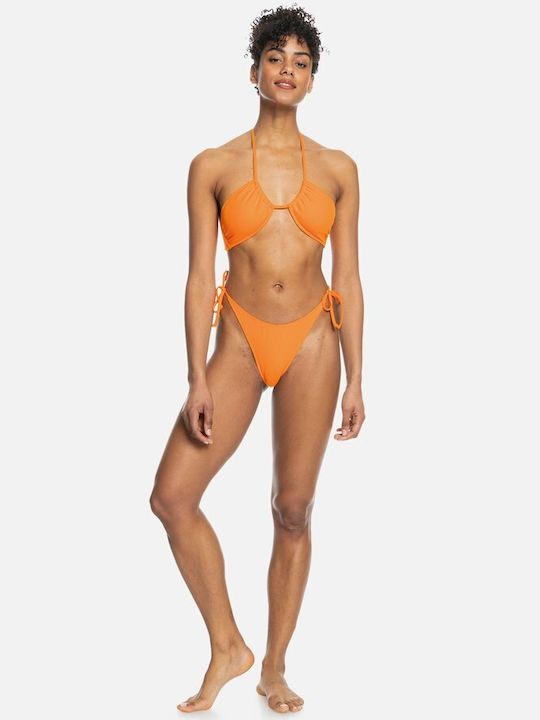 Roxy Padded Bikini Bra Orange