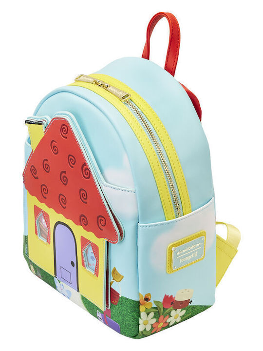 Loungefly Blues Clue's Open House Kids Bag Backpack Multicolored 22.9cmx11.4cmx26.7cmcm Nickelodeon Blues Clues Open House Mini