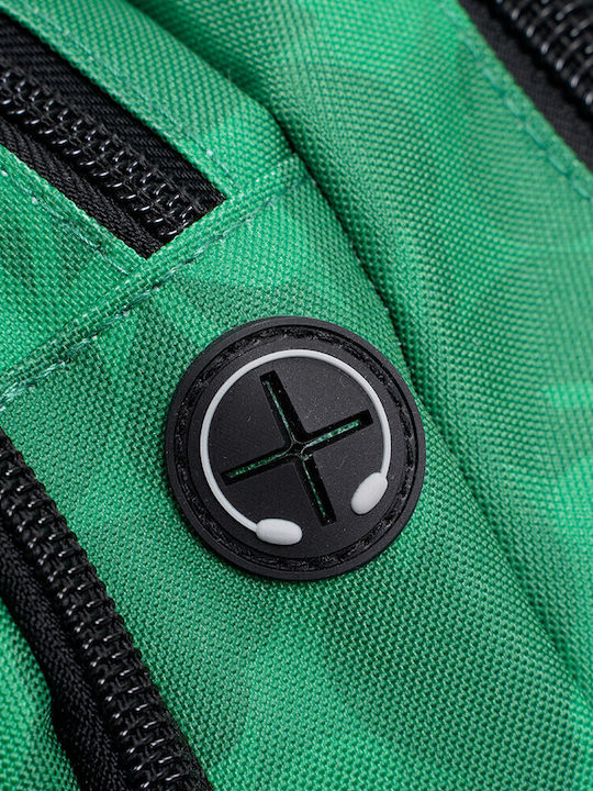 Back Me Up School Bag Backpack Junior High-High School Green with Water Bottle Holder 30Liters