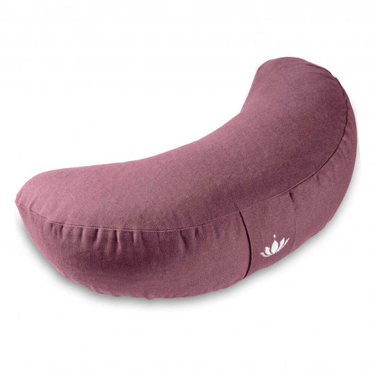 Lotus Crafts Shanti Yoga Pillow in Purple Color