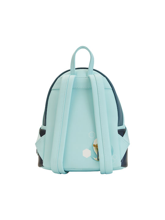 Loungefly The Incredibles Syndrome Glow Kinder Rucksack Rucksack Blau 22.9cmx11.4cmx26.7cmcm