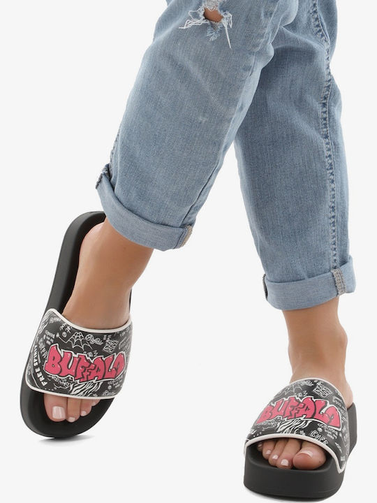 Γυναικεία Σανδάλια Flatforms Μαύρα