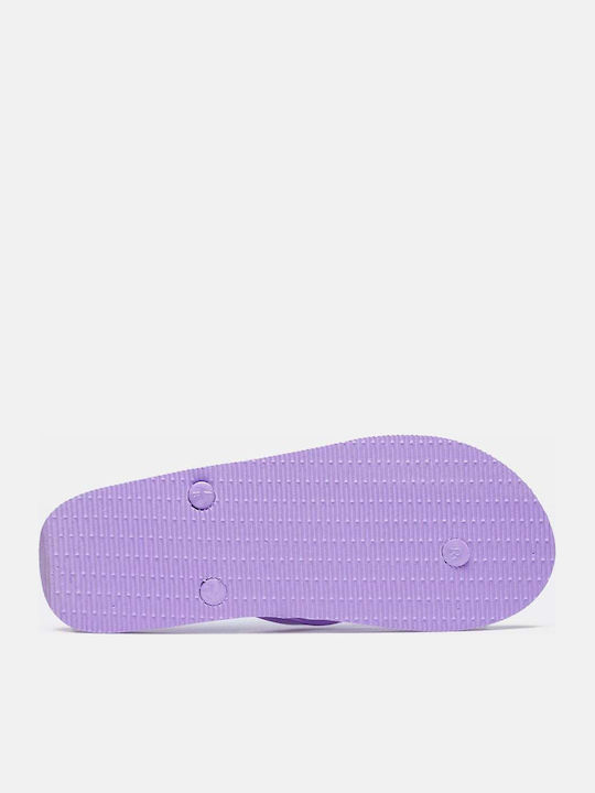 Metal Glam Women's Flip Flops Purple