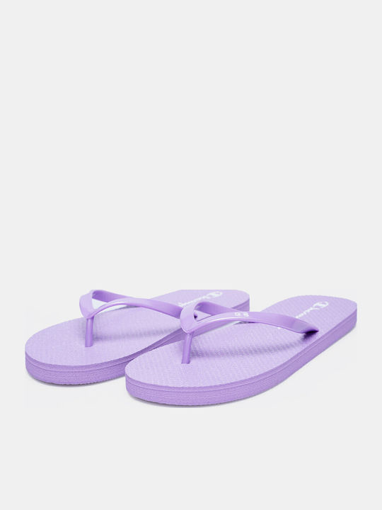 Metal Glam Women's Flip Flops Purple