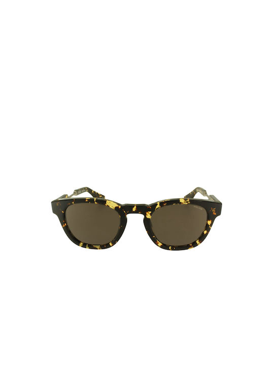 Police Sunglasses with Brown Tartaruga Frame and Brown Lens SPLF70 0781