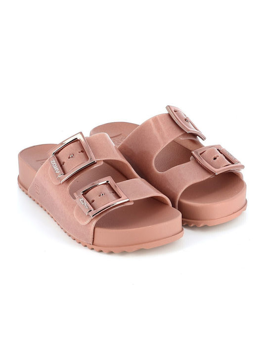 780-23200 Flache Sandalen für Damen in Rosa Farbe