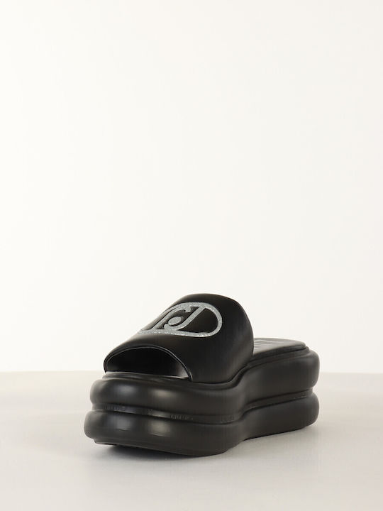 Women's Flat Sandals Flatforms Black