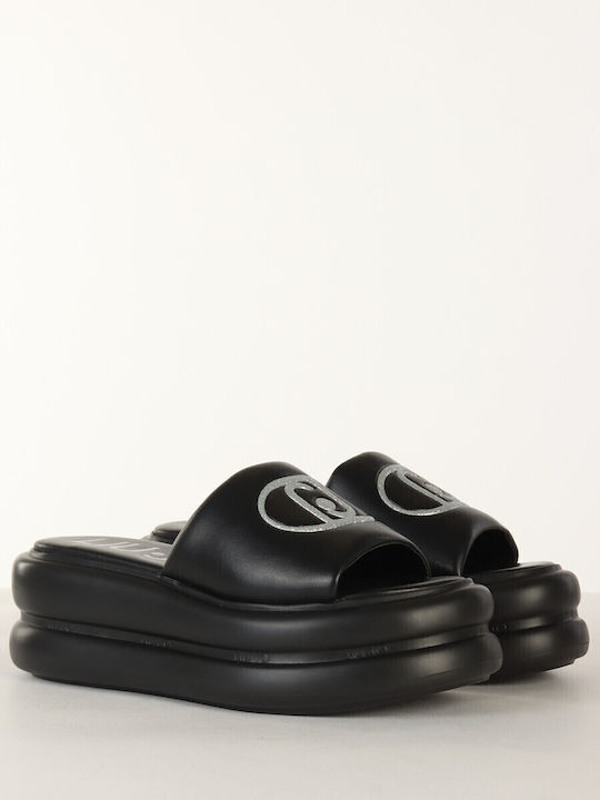 Women's Flat Sandals Flatforms Black