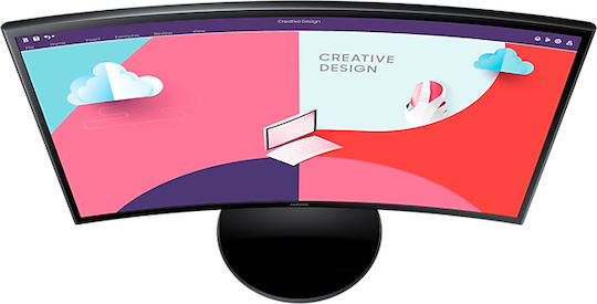 Samsung S27C364EAU VA Curved Monitor 27" FHD 1920x1080 με Χρόνο Απόκρισης 4ms GTG
