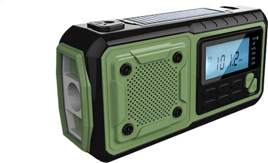 Origin Outdoors Tragbares Radio Solar mit USB Schwarz
