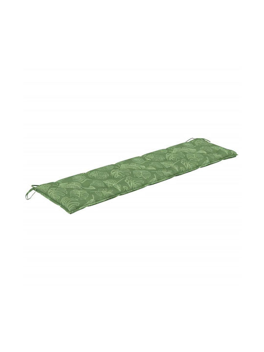 vidaXL Waterproof Garden Bench Cushion Green 180x50cm.