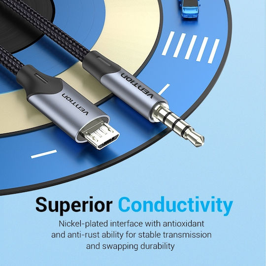 Vention Cable Micro USB Male to TRRS 3.5mm Male 2m (BDGBH) 1pcs