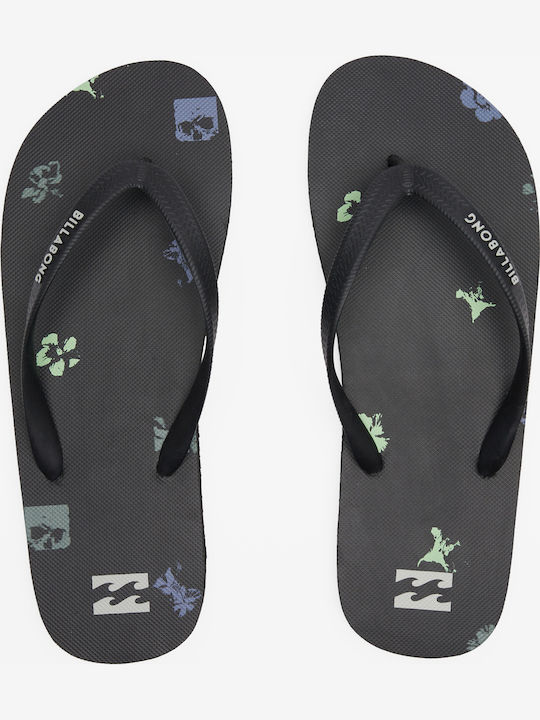 Tides Ανδρικά Flip Flops Μαύρα